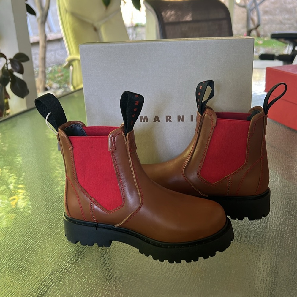 Marni Toddler Boy Chelsea Boots - Picture 6 of 7